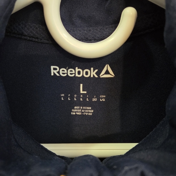 Reebok Men's Long Sleeve Half Zip Pullover Size L - Picture 3 of 5